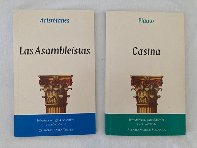 Libros de teatro grecolatino