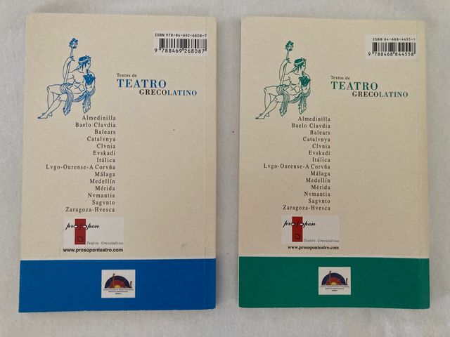 Libros de teatro grecolatino