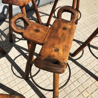 Taburetes vintage Marbella Sergio Rodriguez 1970