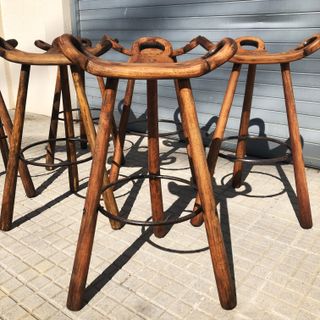 Taburetes vintage Marbella Sergio Rodriguez 1970