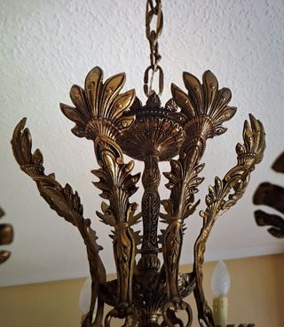 Lámpara bronce vintage, puede entregarse en Talave