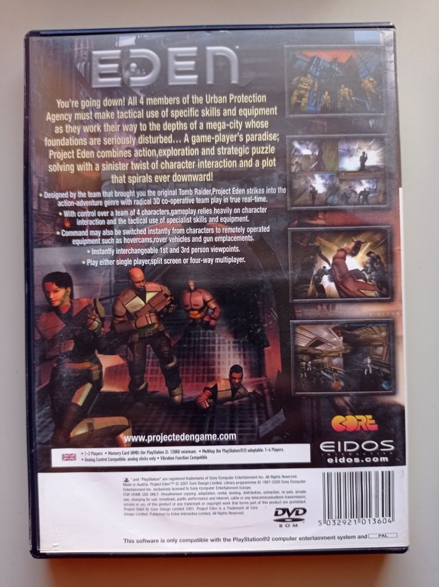 Eden PS2 en Inglés