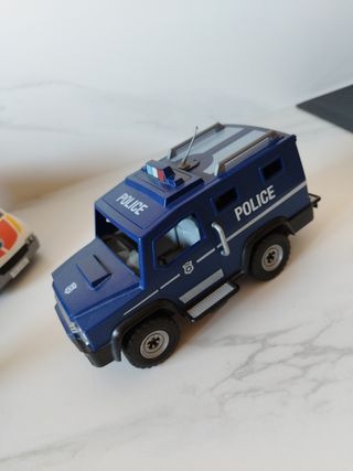 Furgón coche policia Playmobil