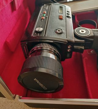 ✅Antigua cámara de vídeo, instrucciones y maletín