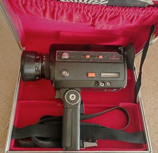 ✅Antigua cámara de vídeo, instrucciones y maletín