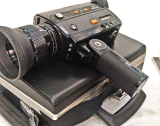 ✅Antigua cámara de vídeo, instrucciones y maletín