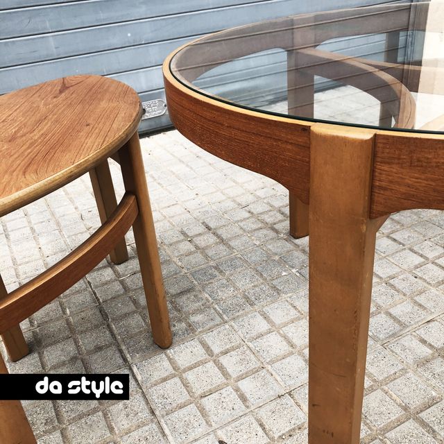 Mesa nido Diseño vintage Nathan UK 1960