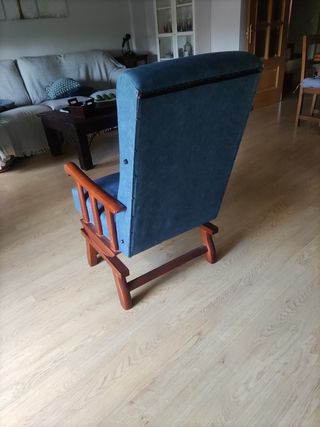 Butaca estructura de madera