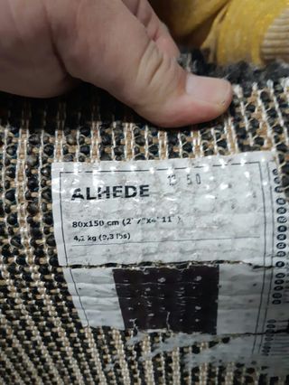 Alfombra Ikea 80 x 150 cms.