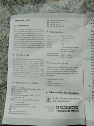 Báscula de cocina