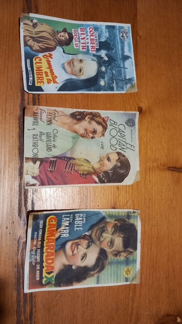 Entradas de cine 1949