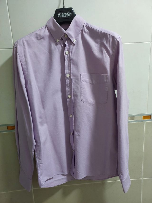 Camisa color lavanda