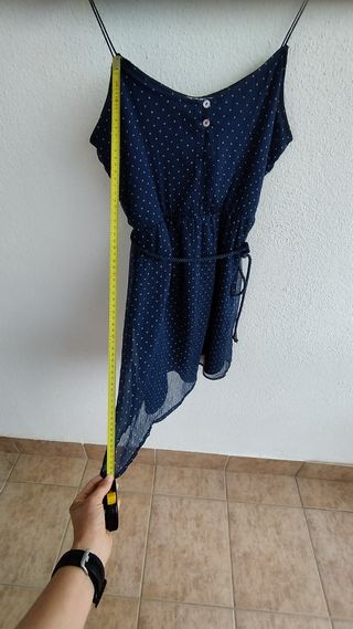 Vestido de tirantes corto M
