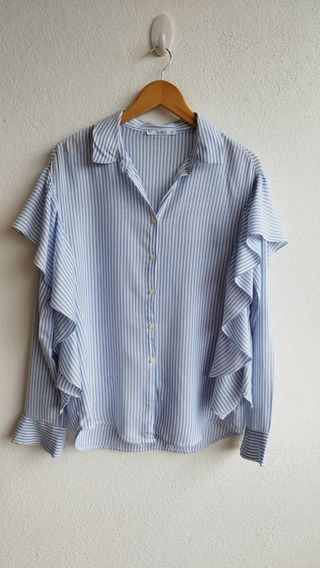 Camisa de rayas ancha talla S