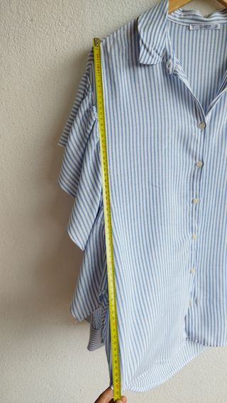 Camisa de rayas ancha talla S
