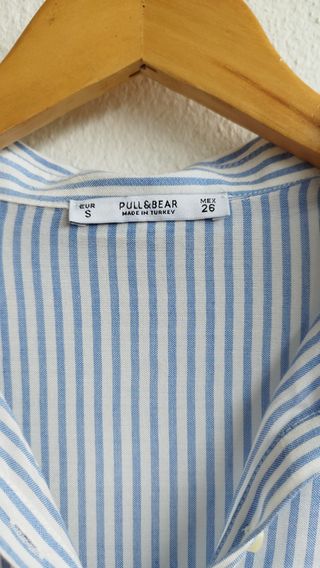 Camisa de rayas ancha talla S
