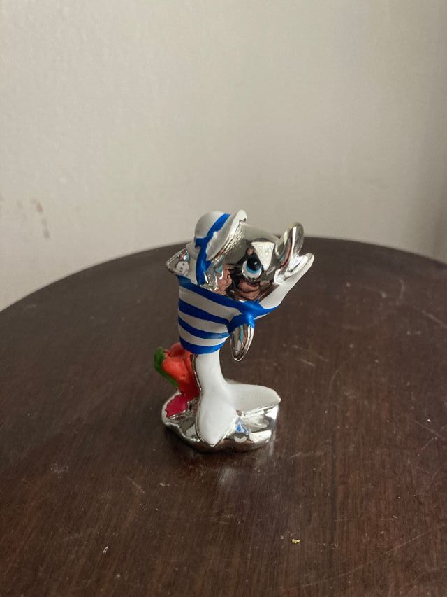 statuina delfino argento