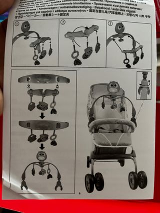 arco de juegos para hamaca o carrito
