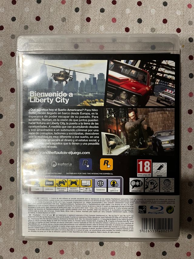 Grand Theft Auto IV - Playstation 3 - Pal España