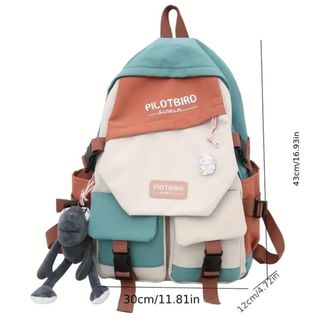 Mochila Escolar Bloques de Colores