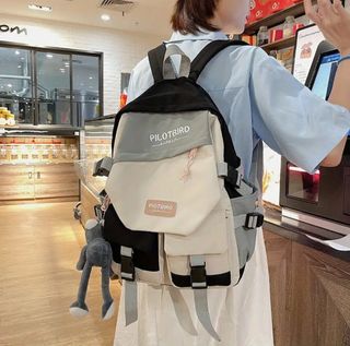 Mochila Escolar Bloques de Colores