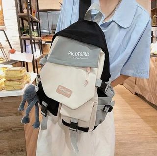 Mochila Escolar Bloques de Colores