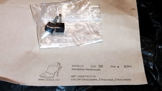 UTERQÜE tacones altos Fiesta