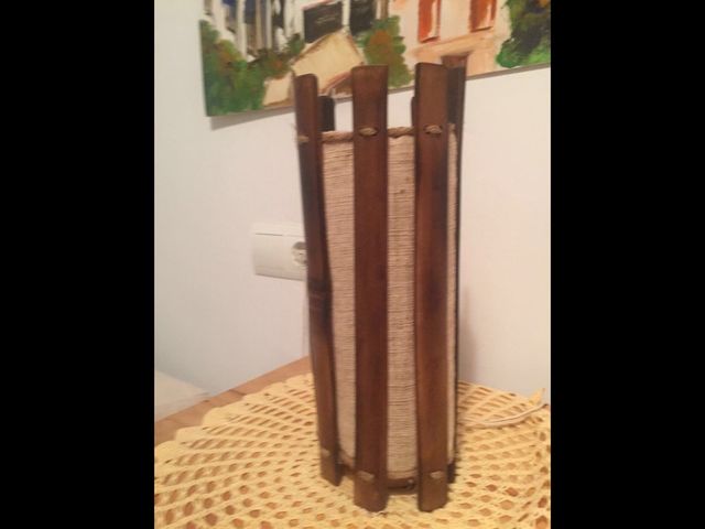 Pantalla de pie de mesa. Sudeste asiático. 