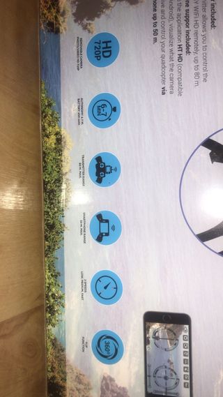 Dron con camara de fotos y videos 720P HD y wifi