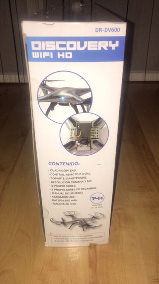 Dron con camara de fotos y videos 720P HD y wifi