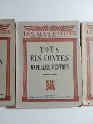 Libros antiguos Les Ales Esteses