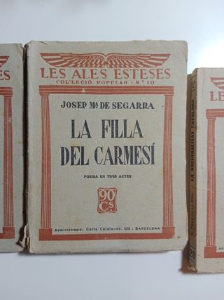 Libros antiguos Les Ales Esteses