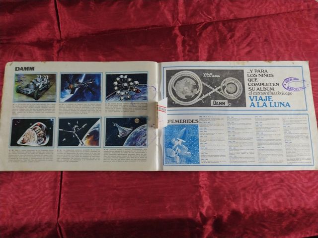 Álbum de cromos Homenaje a la conquista del espaci
