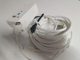 Cable HDMI VGA àudio per pared 5'5metres