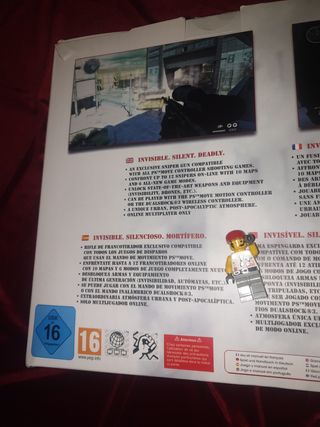 Snipers PS3 PlayStation Pack rifle + cascos Nuevo