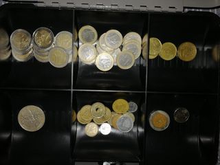 Variedad de monedas raras