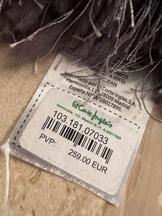 Alfombra de El Corte Ingles