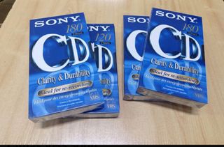 Cintas VHS Sony