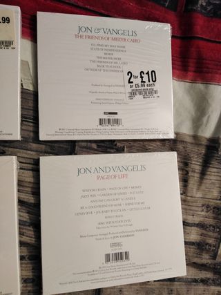 JON AND VANGELIS 1979-1991 4 CDs Remastered YES