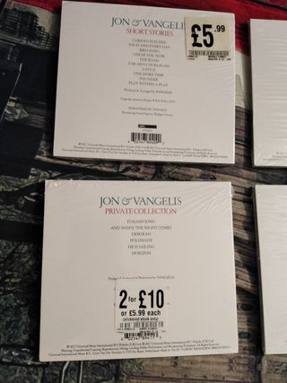 JON AND VANGELIS 1979-1991 4 CDs Remastered YES