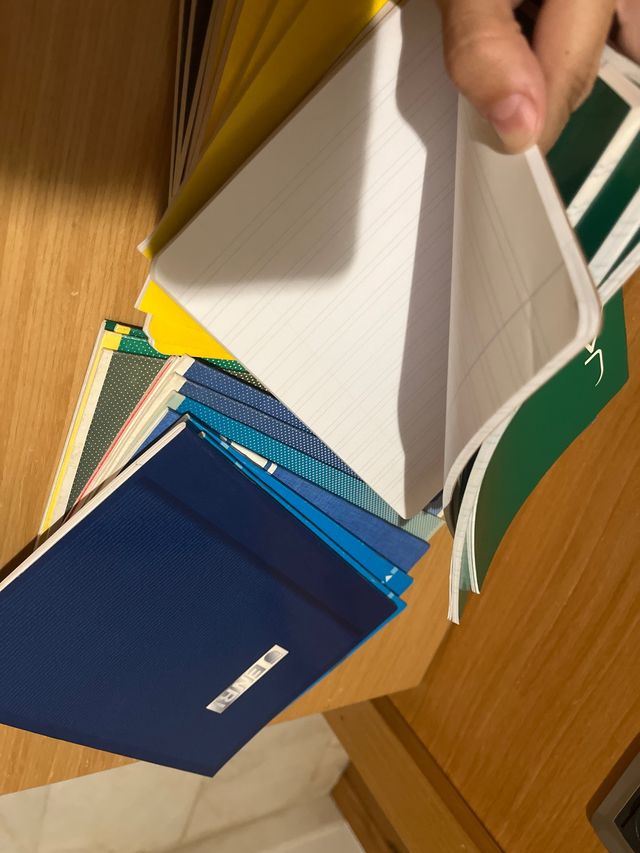 Libretas / cuadernos escolares A5 rayas