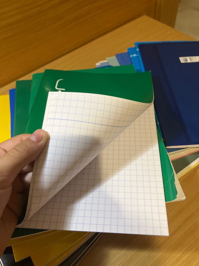 Libretas / cuadernos escolares A5 rayas