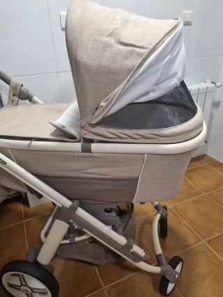cochecito bebe con capazo y silla BEBECAR I-TOP