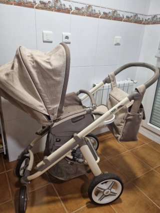 cochecito bebe con capazo y silla BEBECAR I-TOP
