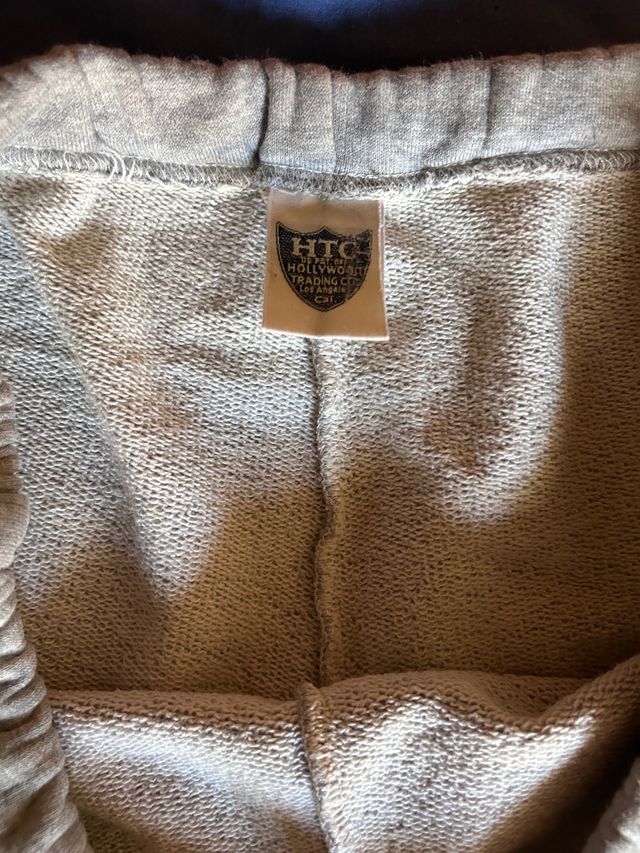 HTC pantaloncino corto uomo grigio cotone  tg.S