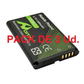 PACK DE 3 BATERIAS CS-2 CS2 PARA BLACKBERRY CURVE