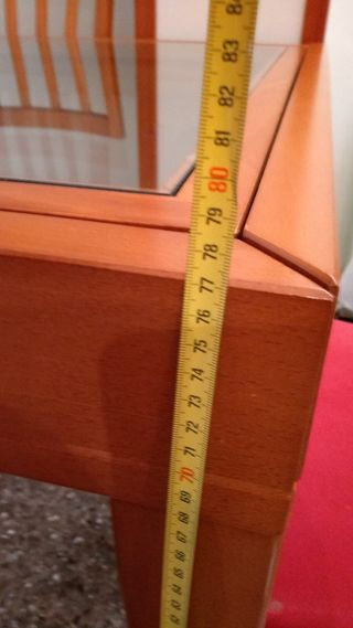 Mesa y silla terraza madera