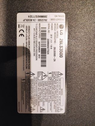 Televisor LG 26LS3500