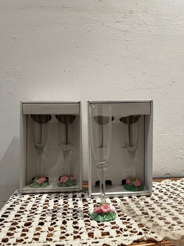 Copas decorativas para brindis