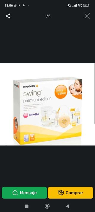 EXTRACTOR "SACALECHES" MEDELA
